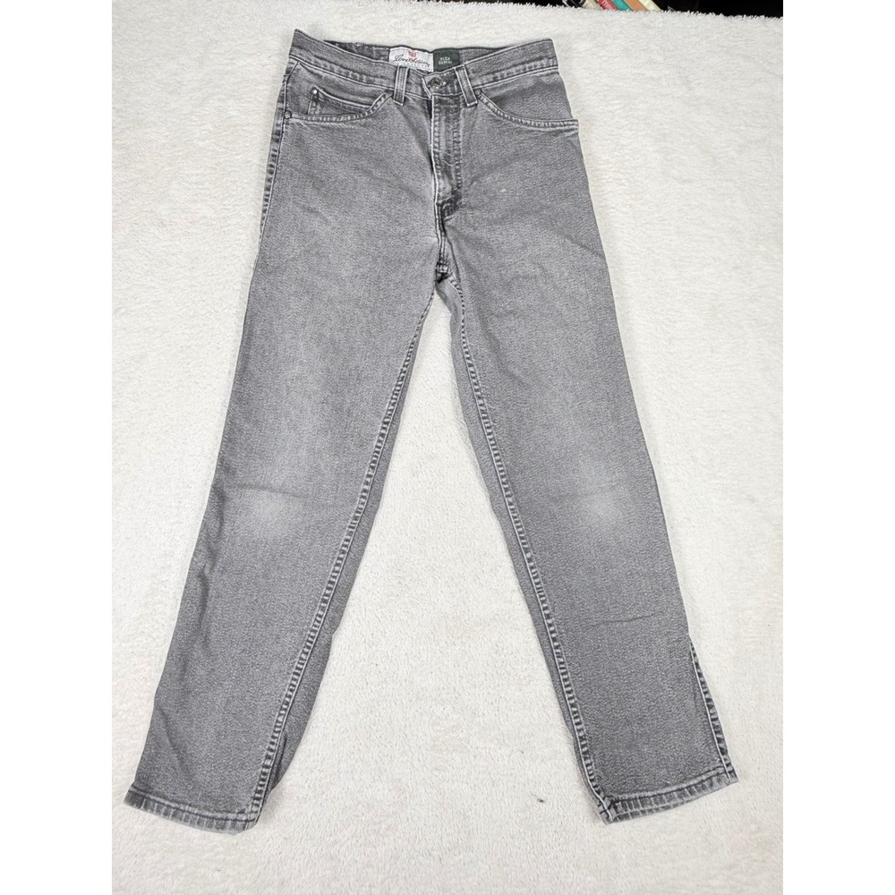 Levi Strauss Signature Flex Denim Jeans Mens 30x30 Grey Straight Leg Casual